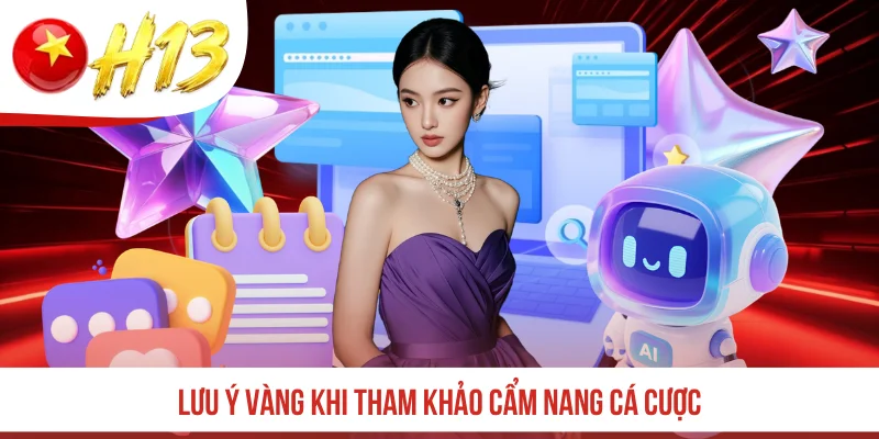 Lưu ý vàng khi tham khảo cẩm nang cá cược