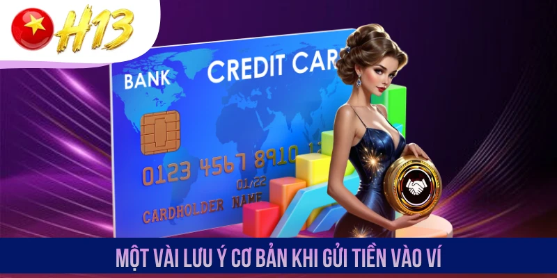 Một vài lưu ý cơ bản khi gửi tiền vào ví